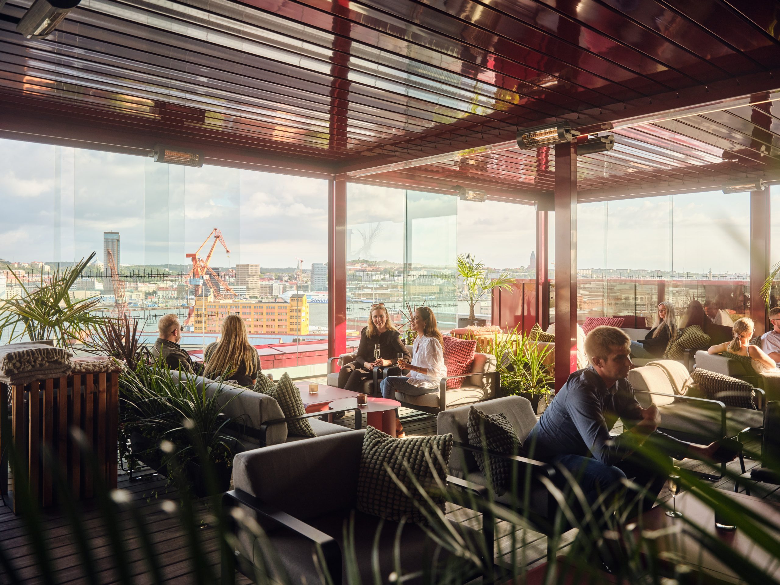 Photo from the Pier roof top overlooking Gothenburg by Happy Visuals/Göteborg & Co